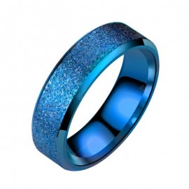 Romantic Dreamlike Jewelry Scrub Ring Titanium Steel Rings for Men and Women