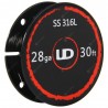 Original Youde UD SS 316L 28ga Resistance Wire