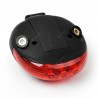 Rear LED Cycling Bicycle Bike Flash Taillight 2 Lasers 5 LED