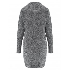 Space Dyed Sweater Cardigan with Pockets