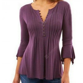 Seven Point Flared Sleeve T-Shirts