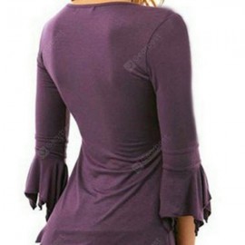 Seven Point Flared Sleeve T-Shirts