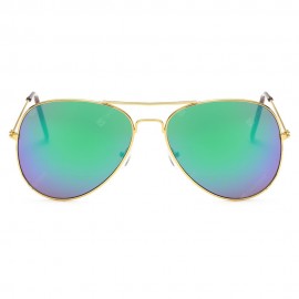 Unisex Women Men Vintage Sunglasses Fashion Aviator Mirror Lens Glasses