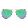 Unisex Women Men Vintage Sunglasses Fashion Aviator Mirror Lens Glasses
