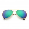 Unisex Women Men Vintage Sunglasses Fashion Aviator Mirror Lens Glasses