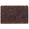 SP1342 Hand-carved Leather Combination Lock Notebook