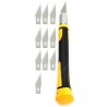 WLXY WL  -  9302S Wood Carving Woodworking Engraving Knife DIY Tool + 10pcs Blades