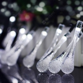 Waterproof Raindrop Shape Solar Energy String Lamp