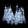 Waterproof Raindrop Shape Solar Energy String Lamp