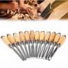Wood Carving Knife Chisel Set 12 Pcs Sharp Woodworking Tools with Carrying Case Great for Beginners