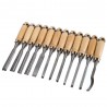 Wood Carving Knife Chisel Set 12 Pcs Sharp Woodworking Tools with Carrying Case Great for Beginners