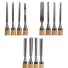 Wood Carving Knife Chisel Set 12 Pcs Sharp Woodworking Tools with Carrying Case Great for Beginners