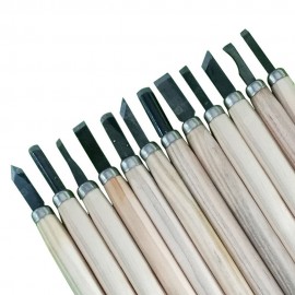 Wood Handle Carving Knife Set