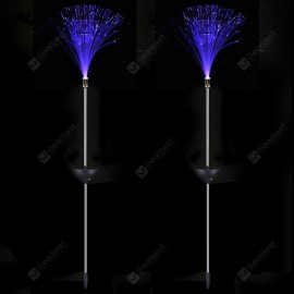 Optical Fiber Color Change LED Solar Light 2pcs