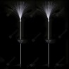 Optical Fiber Color Change LED Solar Light 2pcs