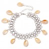 SL131 Sleek Minimalist Beach Casual Style Shell Anklet