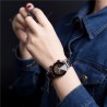 REEBONZ Fashion Sun Ray Lovers Gun Black Quartz Watch
