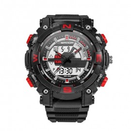 Sanda Fashion Men Dual Display Swimming Diving Sport Watch