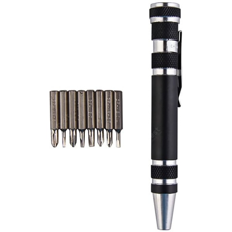 TP-3011 8 in 1 Multi Portable Pen Shaped Screwdriver Set