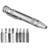 TP-3011 8 in 1 Multi Portable Pen Shaped Screwdriver Set