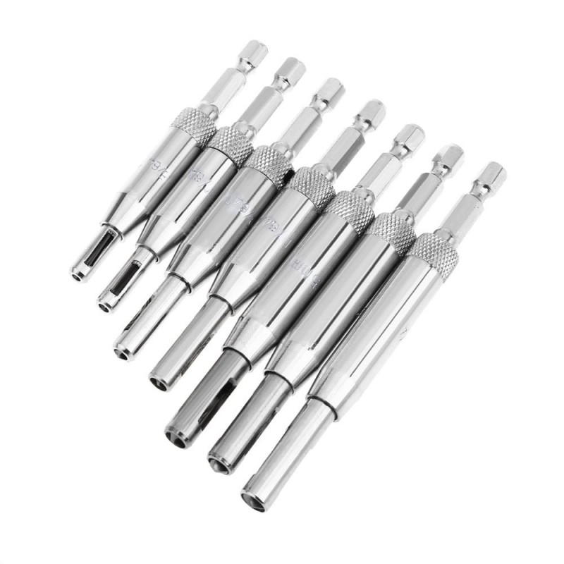 Self Centering Hinge Twist Drill Bits 7pcs