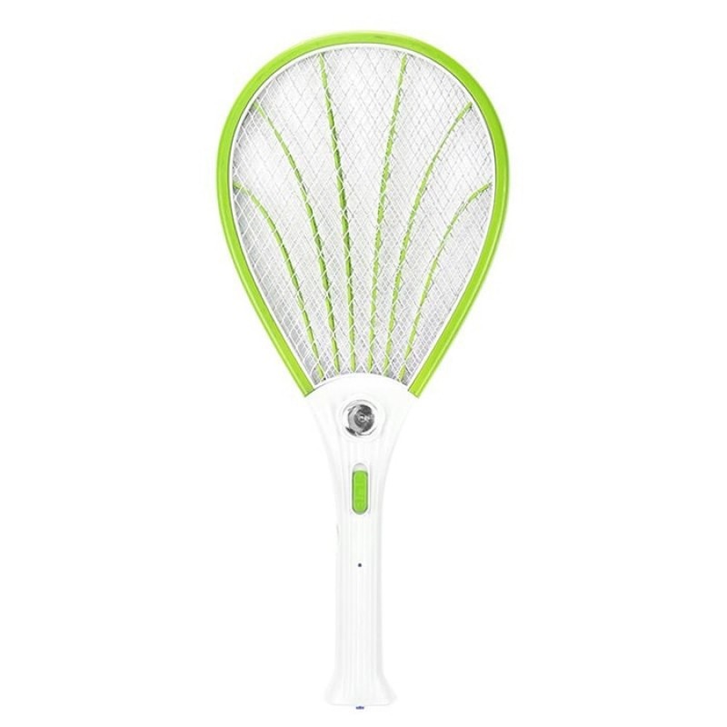 Rechargeable Electric Mosquito Swatter with LED Lamp