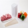 Skewers Food Slicer Kebab Maker Box Kit BBQ Grill Accessories Tool