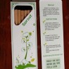 Wood Plantable Sprout Pencils with Different Plants Seeds 8pcs