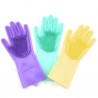 Silicone Cleaning Brush Magic Gloves for Protecting