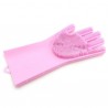 Silicone Cleaning Brush Magic Gloves for Protecting