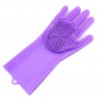 Silicone Cleaning Brush Magic Gloves for Protecting