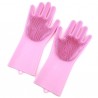Silicone Cleaning Brush Magic Gloves for Protecting