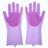 Silicone Dishwashing Gloves Kitchen Housework Gloves Anti-scalding Cleaning Gloves Household Kitchen Silicone Dishwashing Gloves
