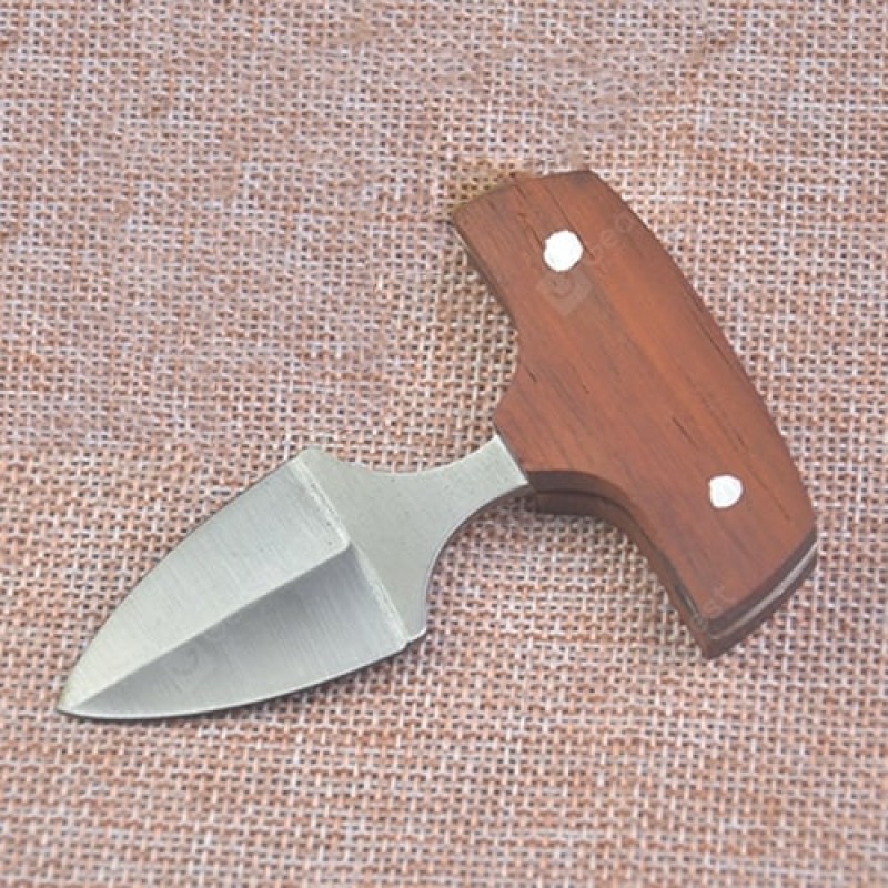 Self-defense Wooden Handle Small Hand Stab Home Supplies Tea Knife