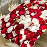 Valentine's Day Petals Print Waterproof Table Cloth