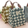 Portable Insulation Lunch Bag Waterproof Canvas Bag