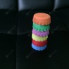 WS 3cm Colorful Silicone Beer Bottle Cap 6PCS / Set