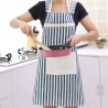 Stripe Pattern Cotton Apron