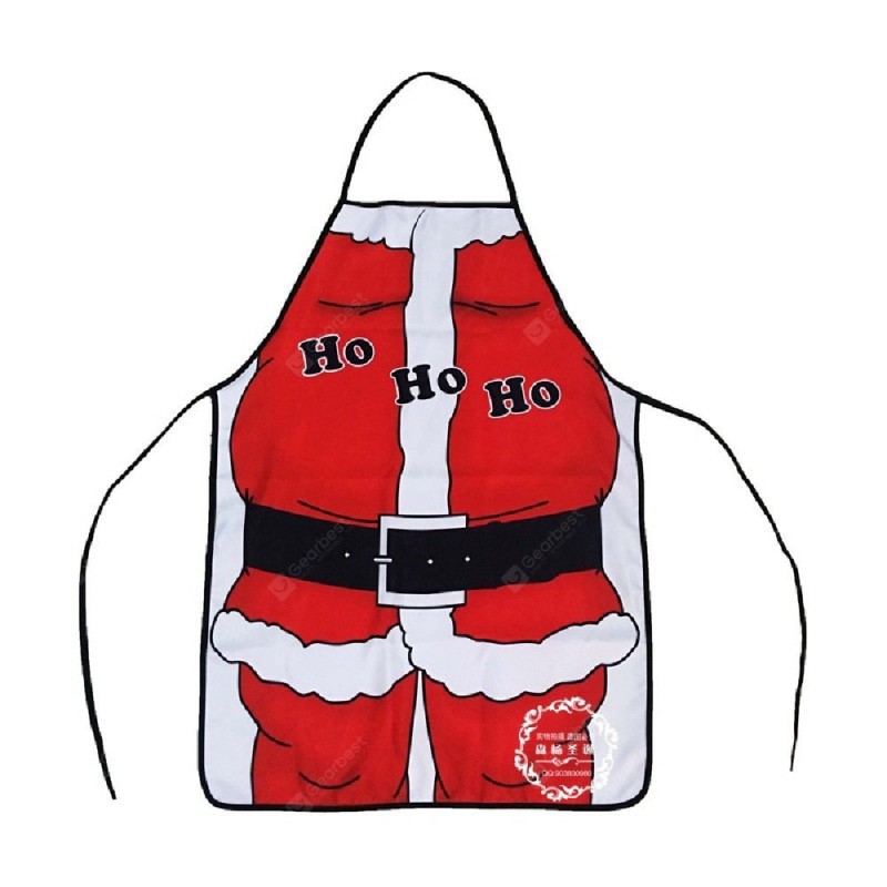 Yeduo Christmas Decoration Santa Claus Apron Whimsy Novelty Gift