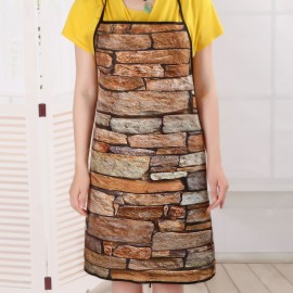 Vintage Brick Waterproof Cooking Apron