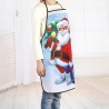 Santa Claus Pattern Waterproof Polyester Christmas Apron