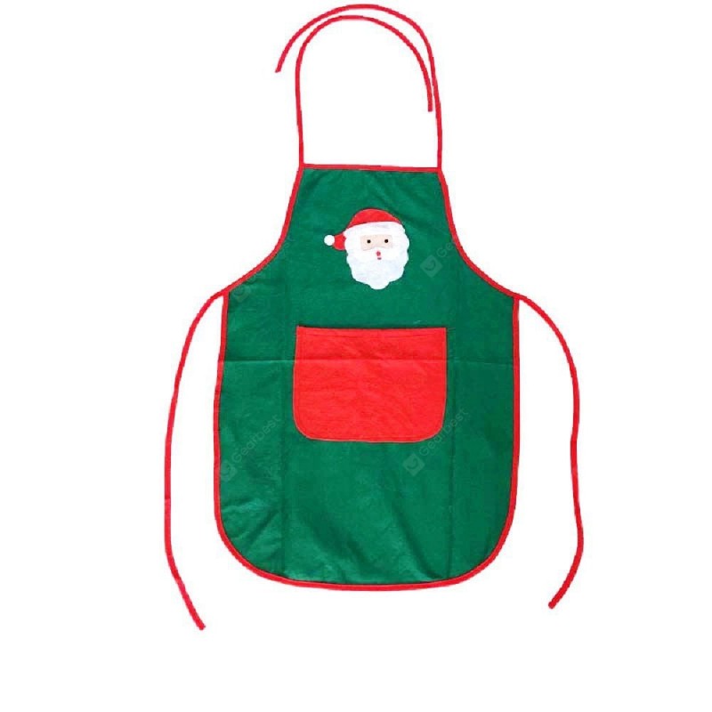 YEDUO Nonwoven Santa Claus Apron Free Size for Birthday / Christmas Day