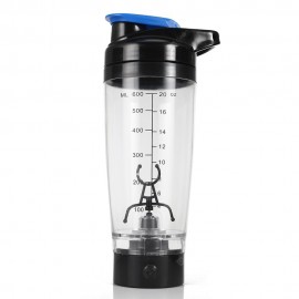 Portable Electric Protein Shaker Bottle Self Stirring Mug 600ml