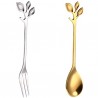 Tree Branch Pattern Stainless Steel Table Fork / Spoon for Coffee Dessert