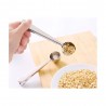 Stainless Steel Coffee Ice Cream Spoon with Clip