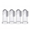 Soft Pet Finger Toothbrush Silicone Dog Brush Tool 4PCS