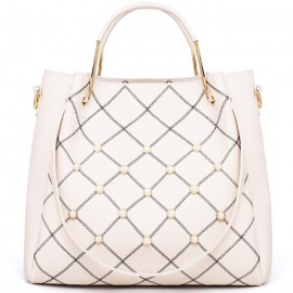 Fashion Embroidery Line Charm Lady Handbag Shoulder Diagonal Bag