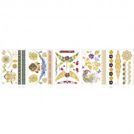 Tattoo Pattern Sticker 5pcs