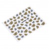 10pcs Fashion 3D DIY Butterfly Nail Art Shinning Stickers