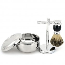 Manual Shaving Brush Shelf Bowl Set